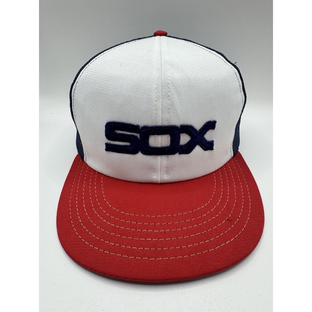 VTG Chicago White Sox Trucker Hat Annco MLB Snapback Mesh Cap USA